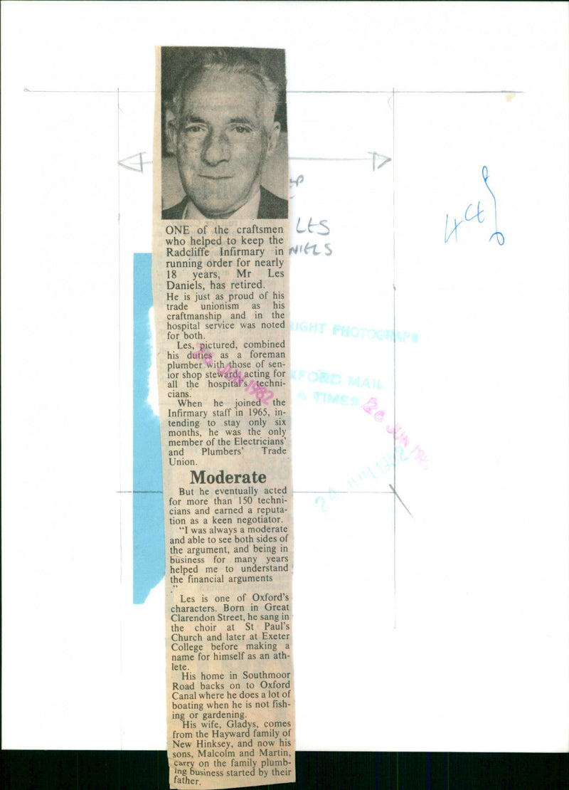 Les Daniels - Vintage Photograph