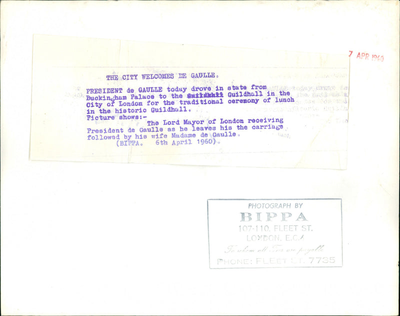 Charles de Gaulle - Vintage Photograph