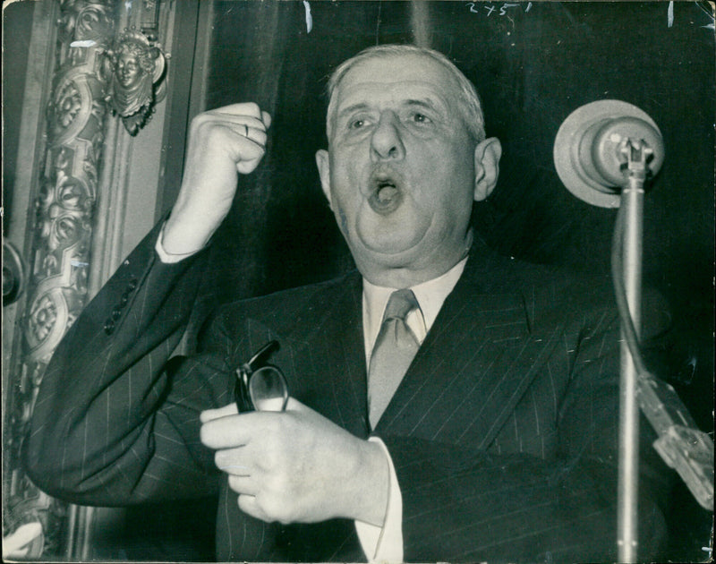 Charles de Gaulle - Vintage Photograph