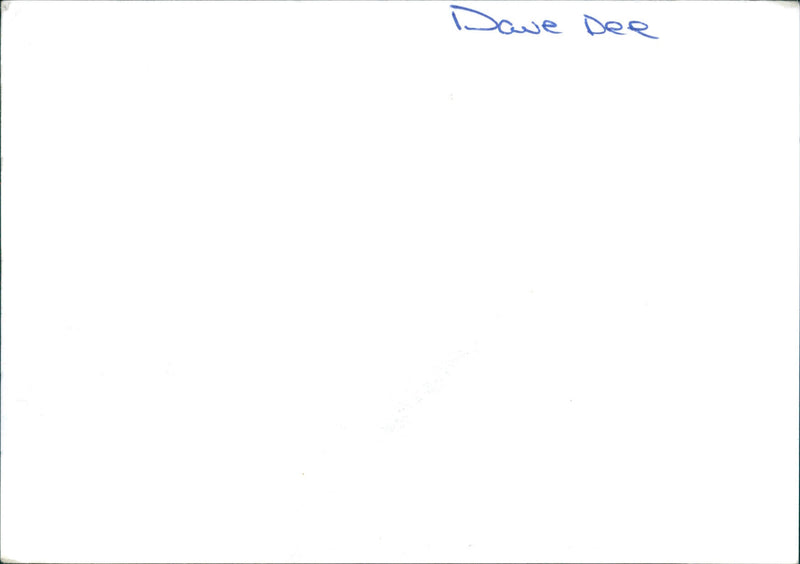 Dave Dee - Vintage Photograph