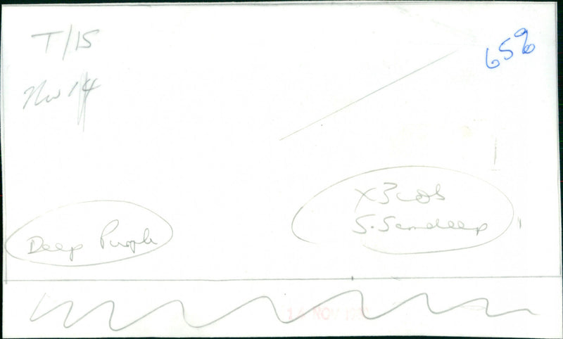 Deep Purple - Vintage Photograph