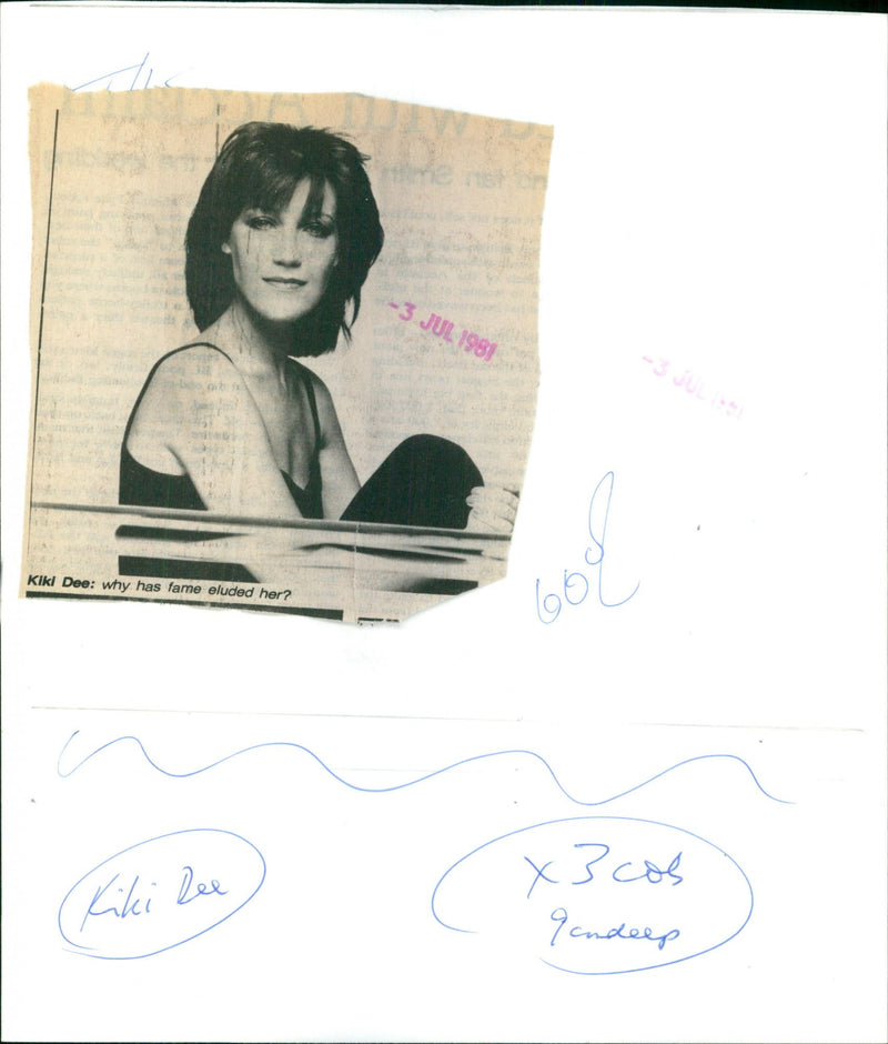 Kiki Dee - Vintage Photograph