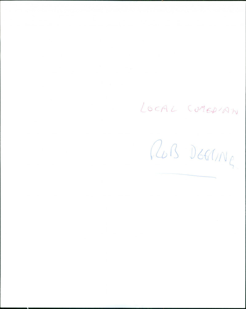 Rob Deering - Vintage Photograph