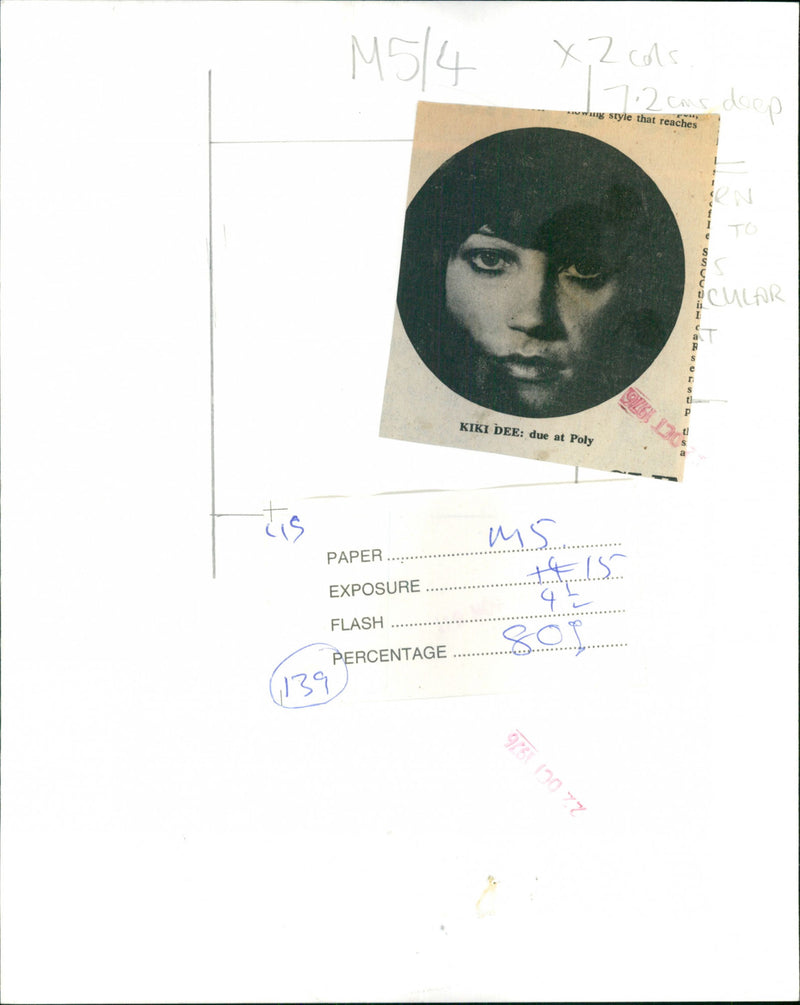 Kiki Dee - Vintage Photograph