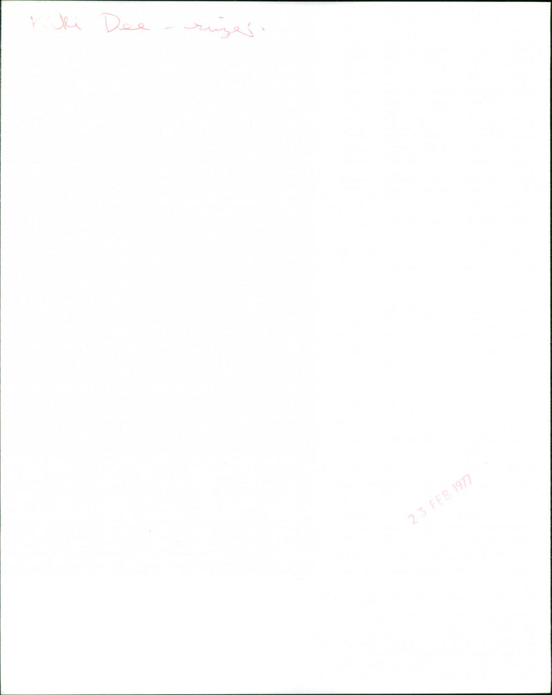 Kiki Dee - Vintage Photograph