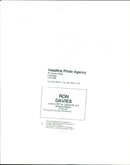 Ron Davies - Vintage Photograph