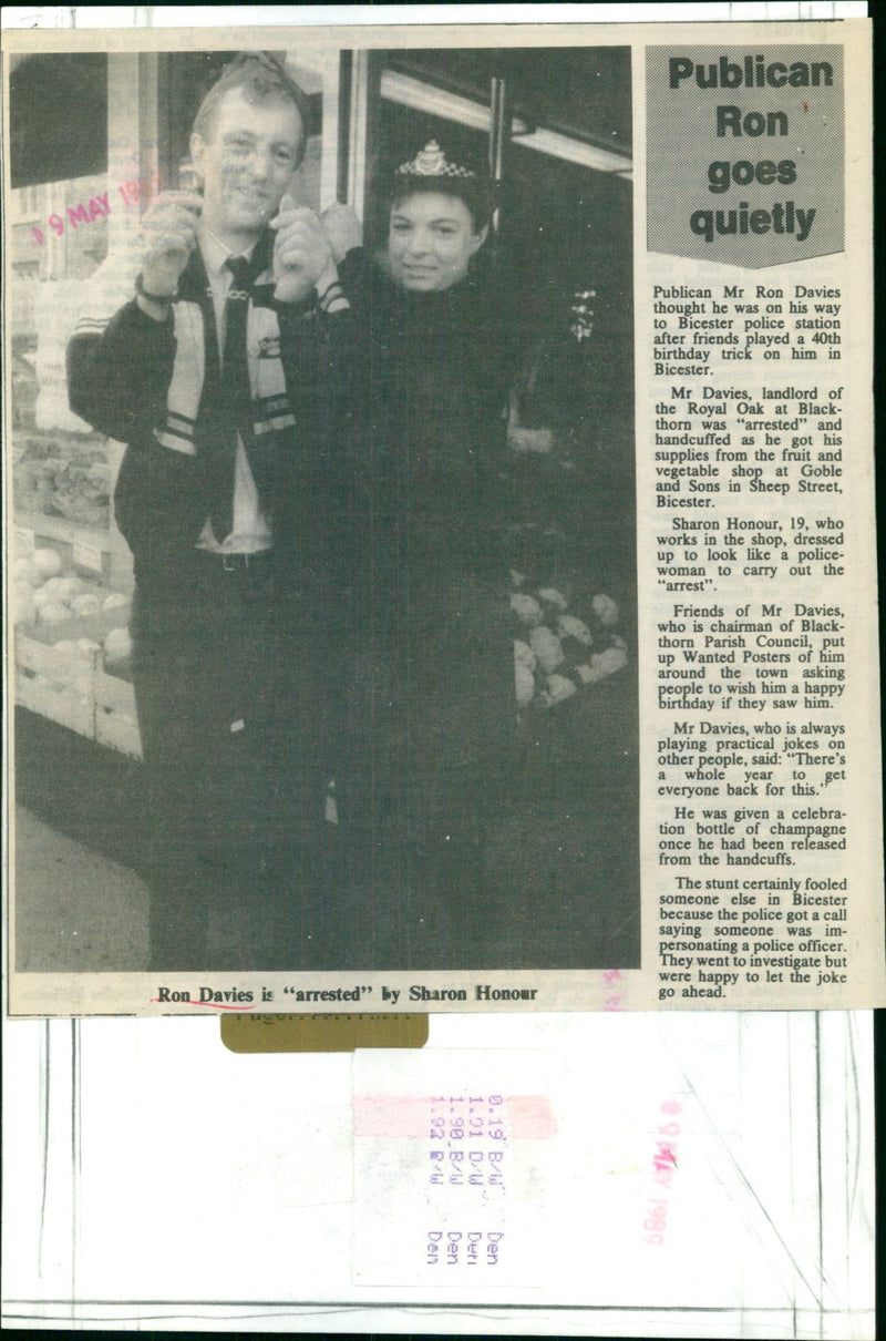 Ron Davies - Vintage Photograph