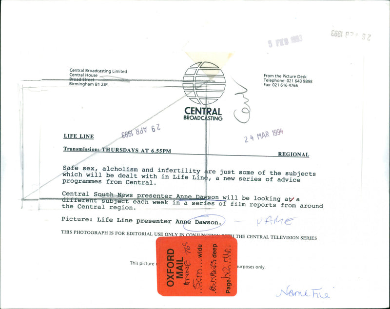 Anne Dawson - Vintage Photograph