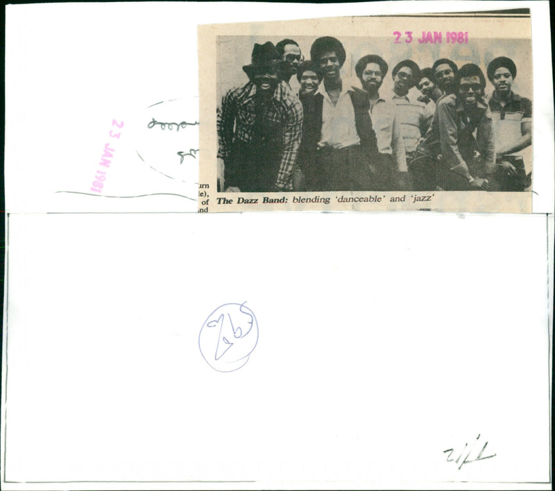 The Dazz Band - Vintage Photograph