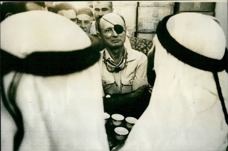 Moshe Dayan - Vintage Photograph