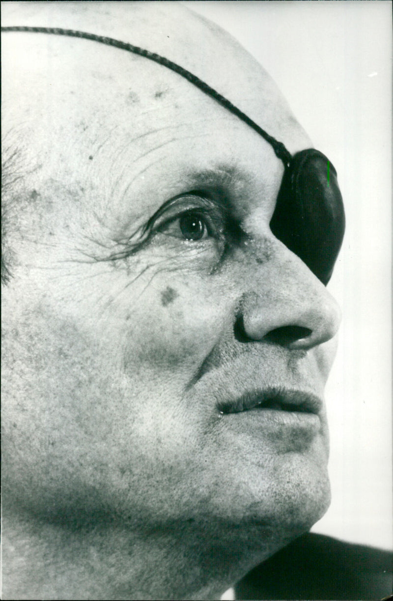 Moshe Dayan - Vintage Photograph