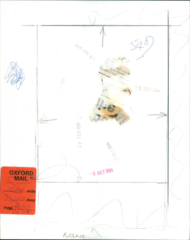 Daniel Day-Lewis - Vintage Photograph