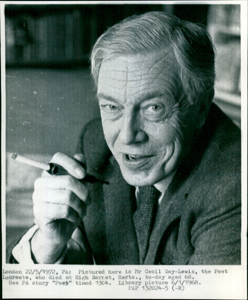Cecil Day-Lewis - Vintage Photograph