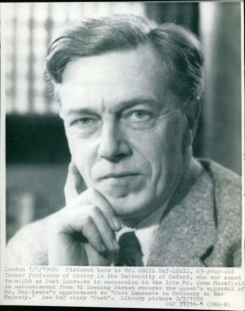 Cecil Day-Lewis - Vintage Photograph