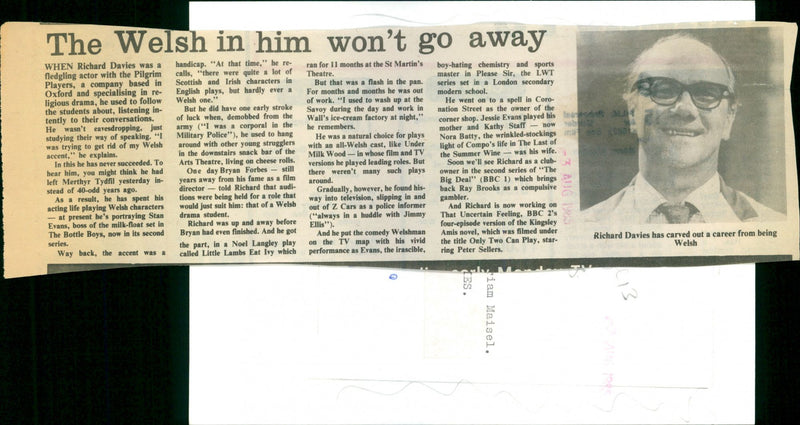 Richard Davies - Vintage Photograph