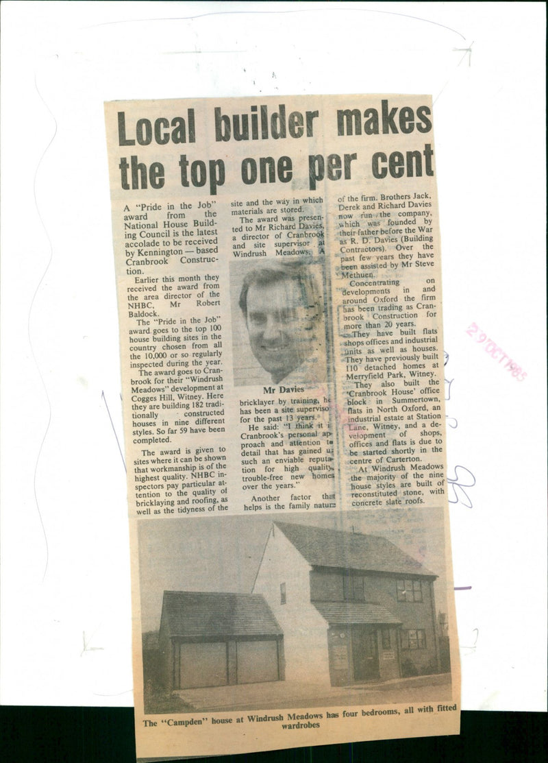 Richard Davies - Vintage Photograph