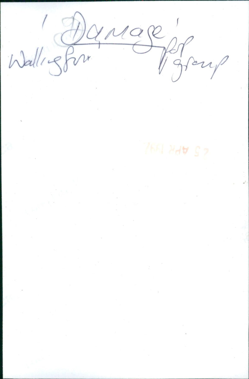 Damage - Vintage Photograph