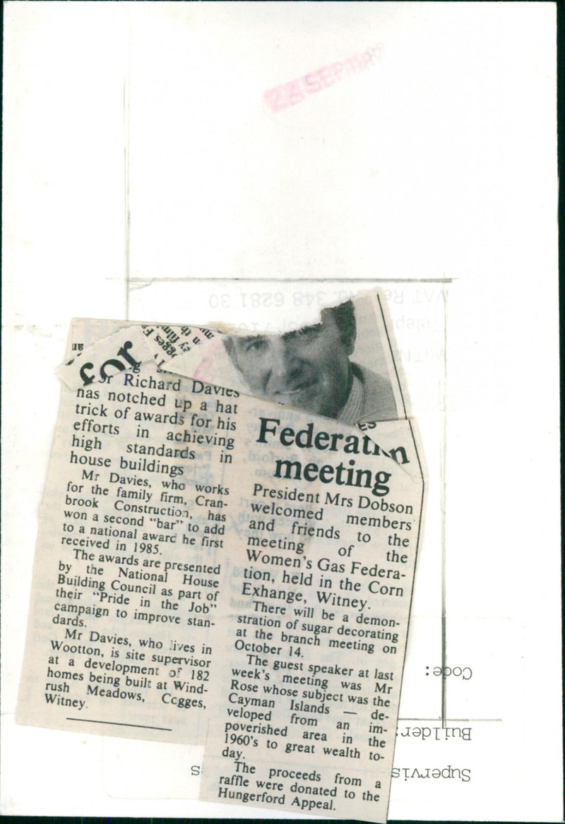 Richard Davies - Vintage Photograph