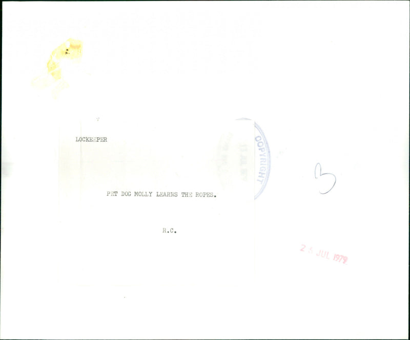 Lockeeper - Vintage Photograph