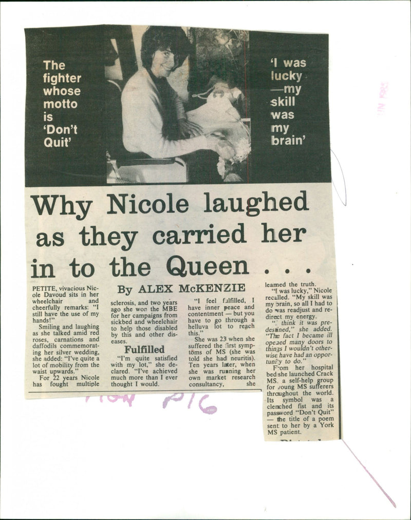 Nicole Davoud - Vintage Photograph