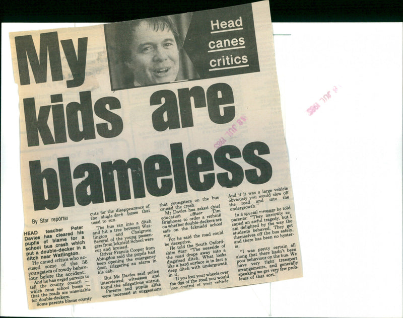 Peter Davies - Vintage Photograph