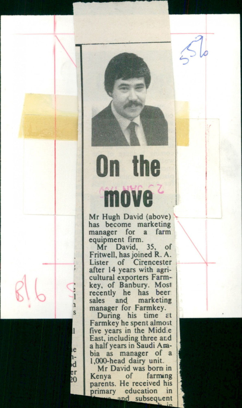 Mr. Hugh David - Vintage Photograph