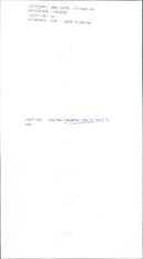 Vaughan Davis - Vintage Photograph