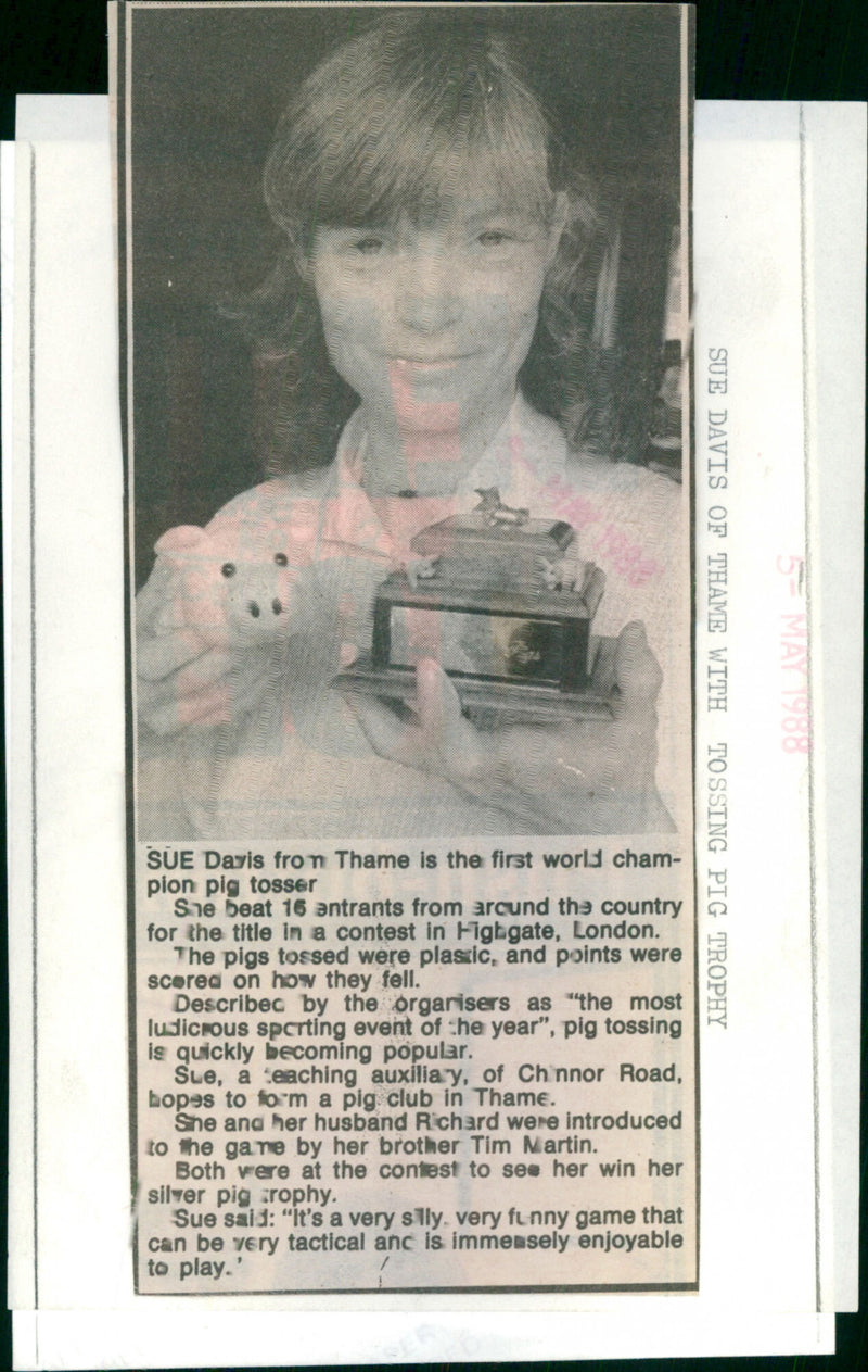 Sue Davis - Vintage Photograph