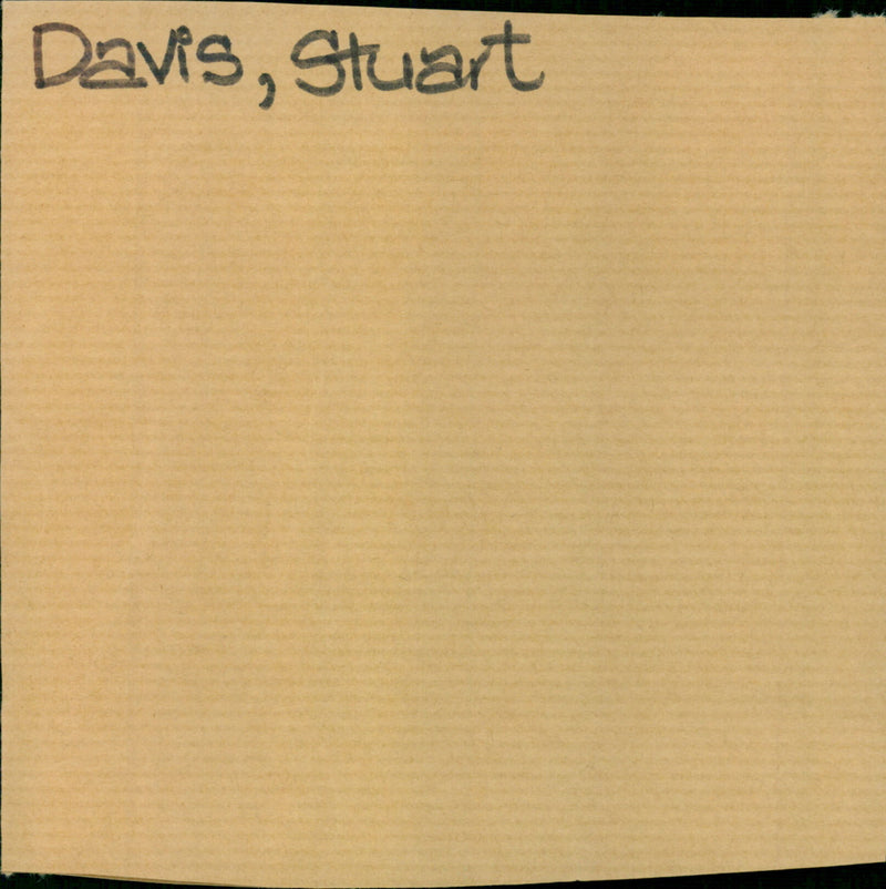 Stuart Davis - Vintage Photograph