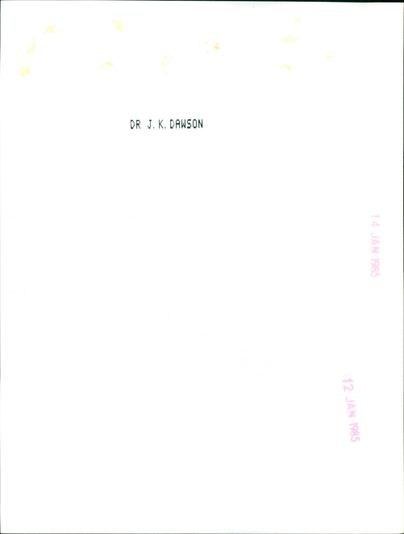 Dr. J.K Dawson - Vintage Photograph