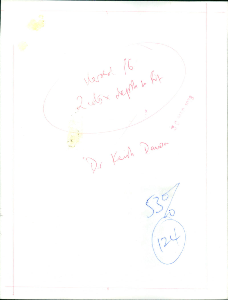 Dr. Keith Dawson - Vintage Photograph