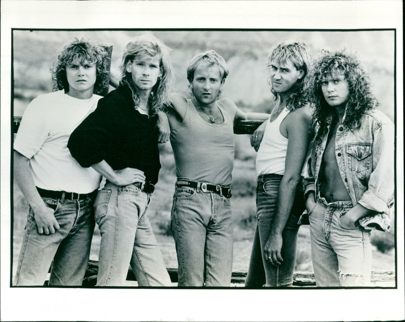 Def leppard - Vintage Photograph