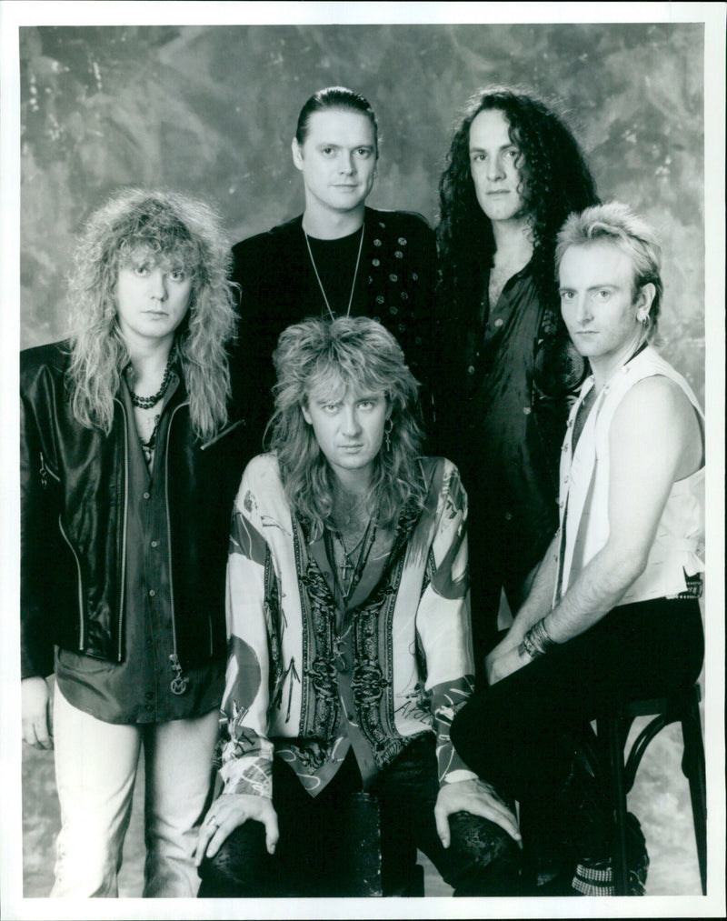 Def leppard - Vintage Photograph