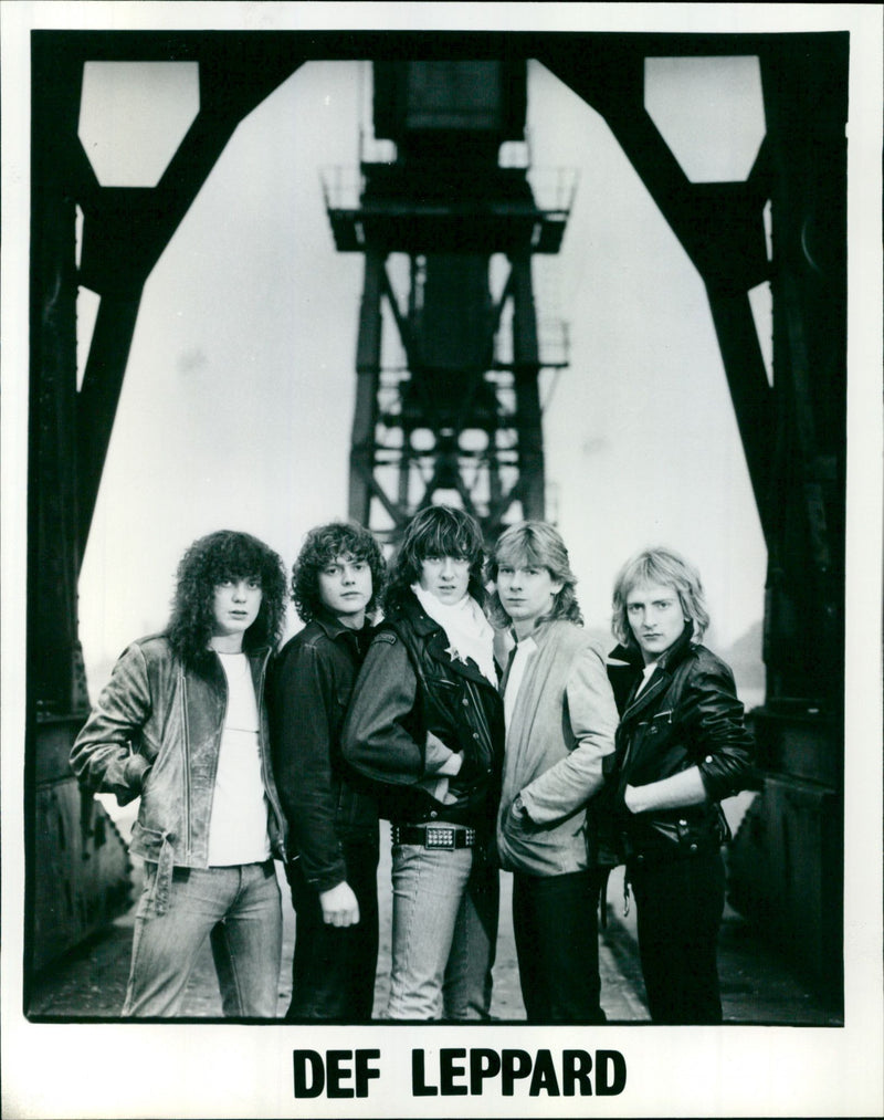 Def leppard - Vintage Photograph