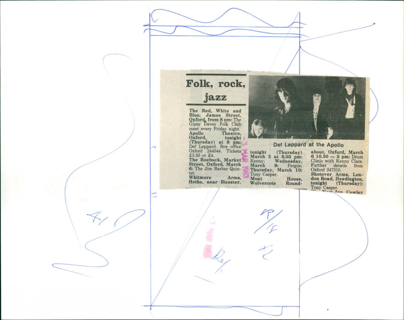 Def leppard - Vintage Photograph