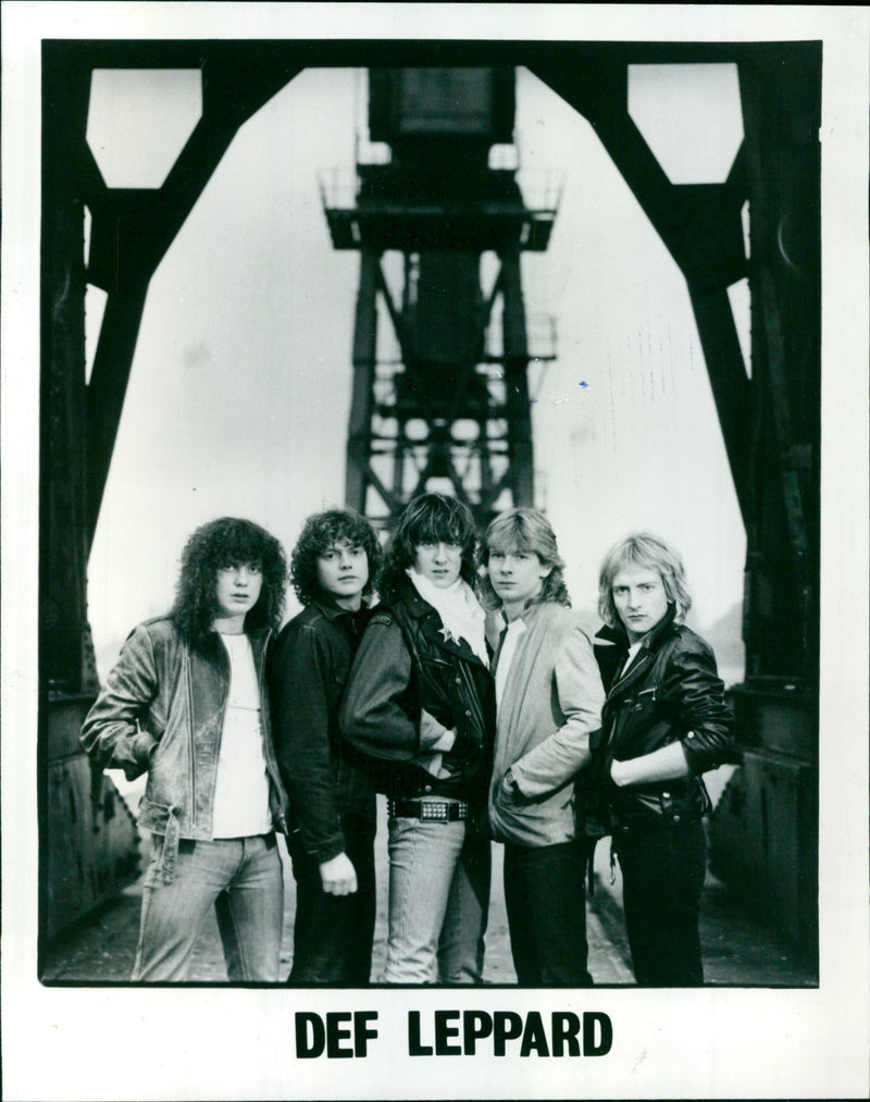Def leppard - Vintage Photograph
