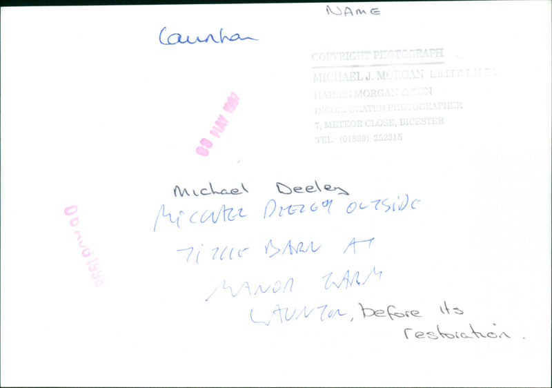 Michael Deeley - Vintage Photograph