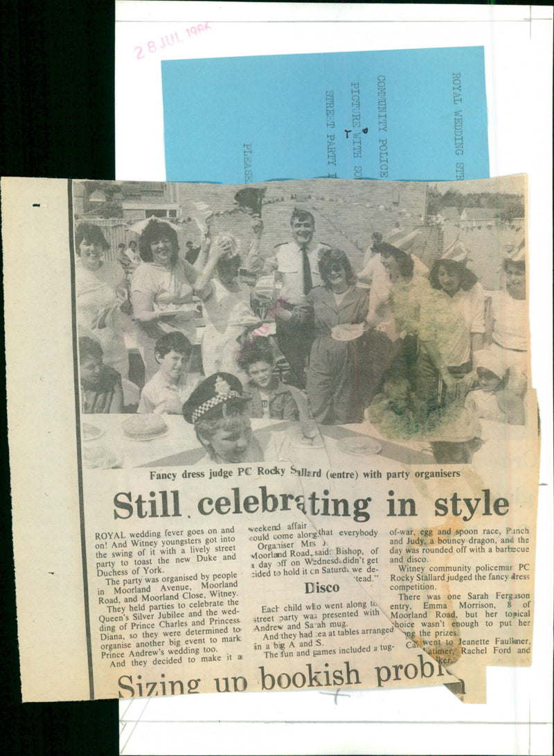 Royal Wedding celebration - Vintage Photograph