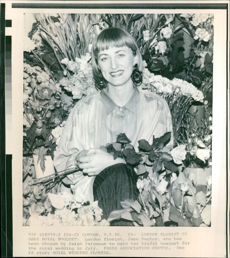 Jane Packer - Vintage Photograph