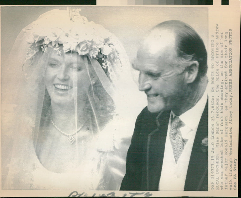 Sarah Ferguson - Vintage Photograph