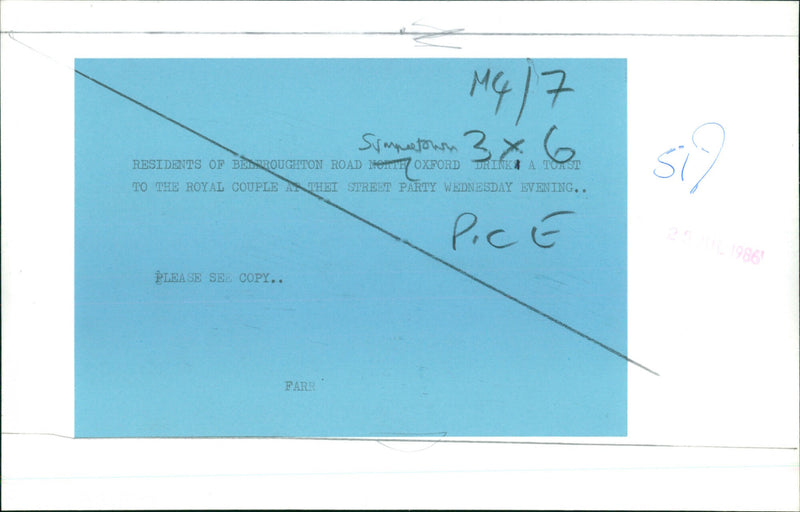 Residents of Belbroughton Road - Vintage Photograph
