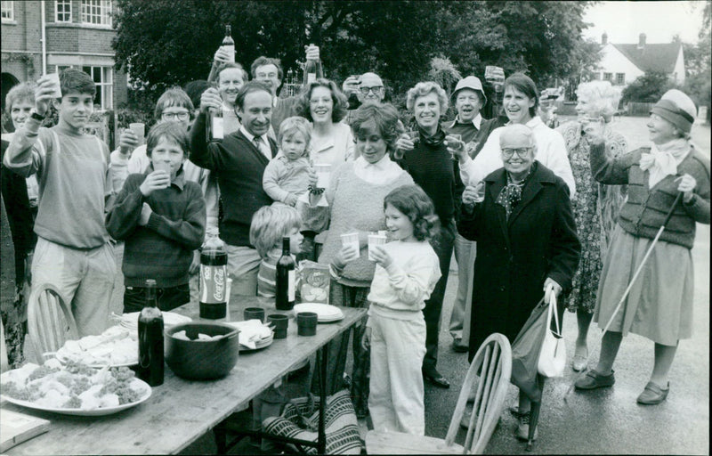 Residents of Belbroughton Road - Vintage Photograph