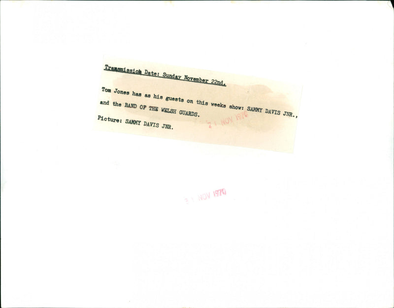 Sammy Davis jr - Vintage Photograph