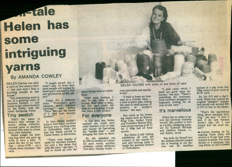 Helen Davies - Vintage Photograph