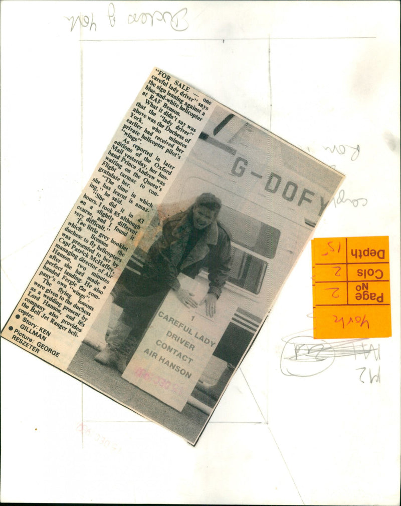 Sarah Ferguson - Vintage Photograph