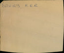 H.E.R Davies - Vintage Photograph