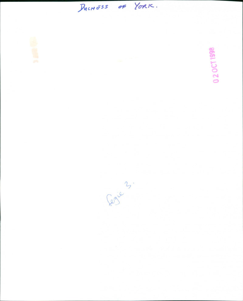 Sarah Ferguson - Vintage Photograph