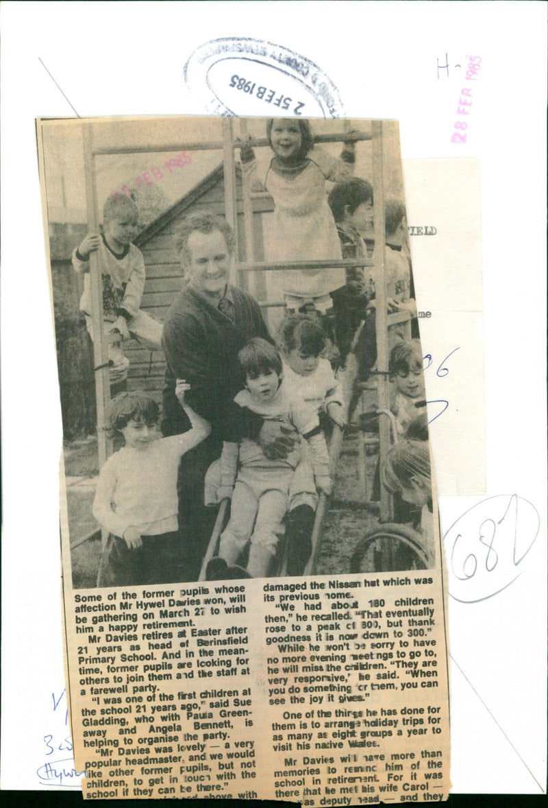 Hywel Davies - Vintage Photograph