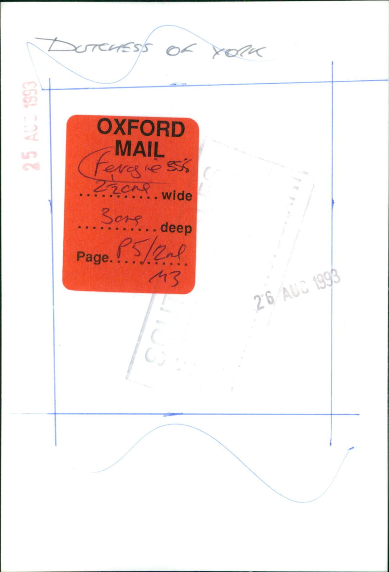 Sarah Ferguson - Vintage Photograph