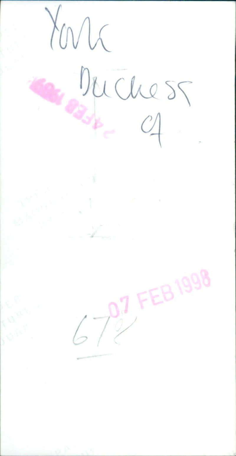 Sarah Ferguson - Vintage Photograph